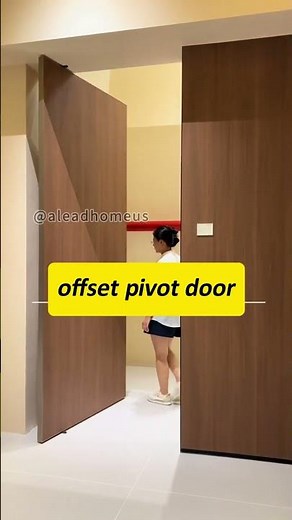 Offset pivot door #hinge #hinges #hardware #kitchencabinet #kitchencabinets #cabinetmaker #kitchen
