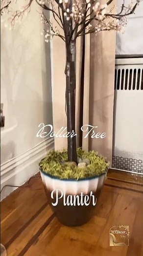 Dollar Tree DIY Planter 💚 Please Follow Me for more! #decoración #planterpots