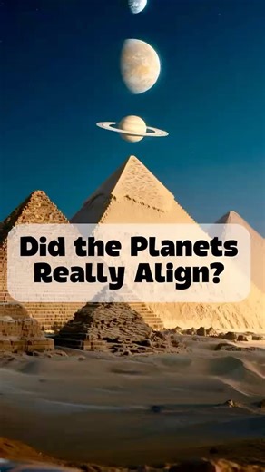 The Planets Over the Pyramids — Truth Explained! #SpaceMyths #GizaPyramids #PlanetaryAlignment