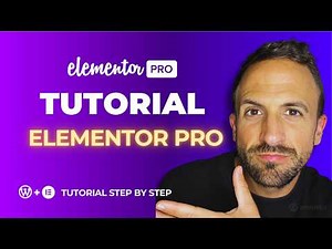 ELEMENTOR PRO Tutorial - STET BY STEP Overview 2024 ✅