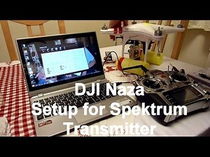 DJI Phantom or Naza V2 setup DX8 Spektrum Transmitter including bind failsafe test in 7 mins