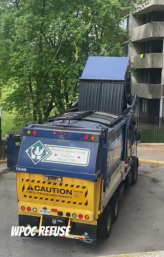 Waste Connections Of Canada Heil front loader #garbagetruck