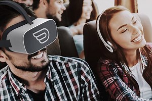 Now you can experience VR while riding the bus to and from Las Vegas