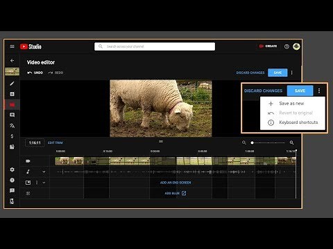 How to use *Save as New* feature in YouTube Studio Video Editor