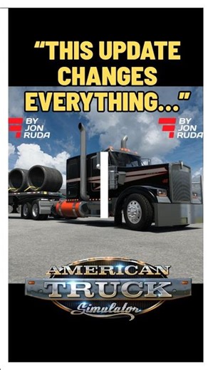This W900 Mod Just Got BETTER | ATS #shorts #americantrucksimulator #ats