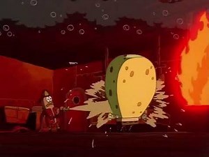 SpongeBob SquarePants - SpongeBob tries to stop the fire
