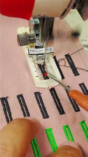 Janome Semi-Auto Buttonhole Tutorial. #Sewing #Janome #DIY