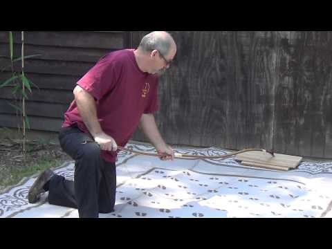 Stringing a Japanese Bow