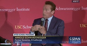 Arnold Schwarzenegger on Afterschool Programs