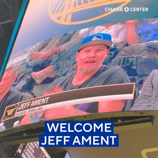 Welcome to Warriors Ground, Rock and Roll Hall of Famer and Pearl Jam’s bassist Jeff Ament! | Chase Center