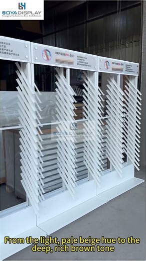 Factory Direct Slanted Sample Stand | Custom Design for Retail & Exhibitions #displaycounter