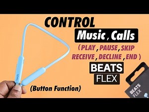 Beats Flex: How to Control Music & Calls! [Play, Pause, Skip, Volume, Answer or Reject]