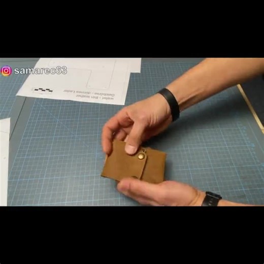 Leather No-stitch Wallet PDF Pattern for Leather DIY, Card Holder Digital Template, Stitchless Money Pouch Dxf - Cdr for Laser Cutting - Etsy