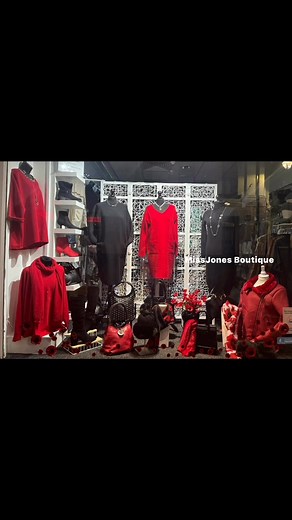 This weeks window change Remembrance reflections | Miss Jones Boutique