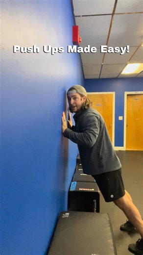 Think push-ups are too tough? Try starting on a barbell! It reduces the load, protects your joints, and still builds serious upper body and core strength. A simple tweak that sets you up for long-term progress! No barbell at home? Swing by our gym, we’ve got the equipment and guidance to help you get stronger no matter what level you are! | Josh Mavilia Fitness