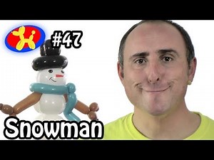Balloon Snowman - Balloon Animal Lessons #47