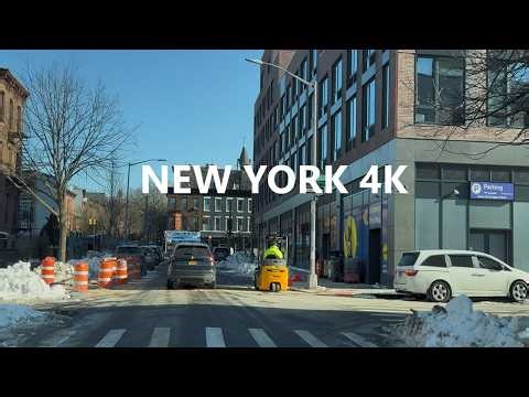4K New York -- Driving tour of Brooklyn ( Street #51 )