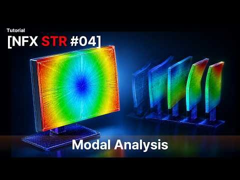 [NFX STR Tutorial #04] Modal Analysis of a Monitor Assembly| #FEA #midas #nfx