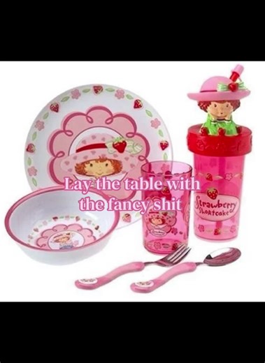 Elegant Table Setting with Fine China and Strawberry Shortcake