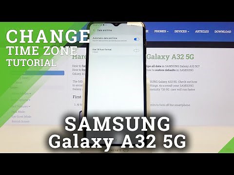 How to Set Up Date&Time in Samsung Galaxy A32 5G - Personalize Date and Time
