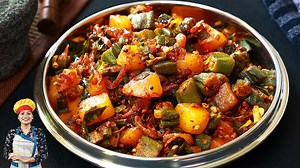 വെണ്ടയ്ക്ക ഈ രീതിയിൽ തയ്യാറാക്കൂ, രുചി ശരിക്കും ഞെട്ടിച്ചു | Vendaykka Potato Fry | Bhindi Fry | Shamees Kitchen