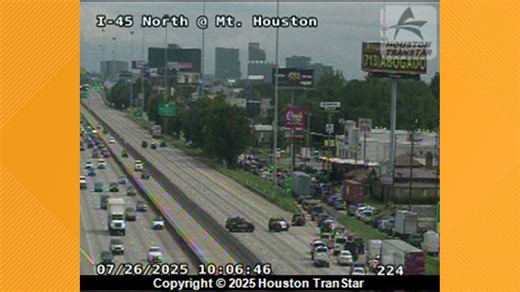 North Freeway northbound reopens at West Road after deadly crash