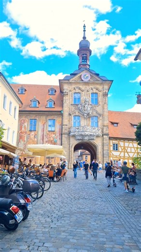 Most Iconic Landmark Alte Rathaus (City Hall) Bamberg UNESCO Heritage Site Oldcity Bavaria 🇩🇪
