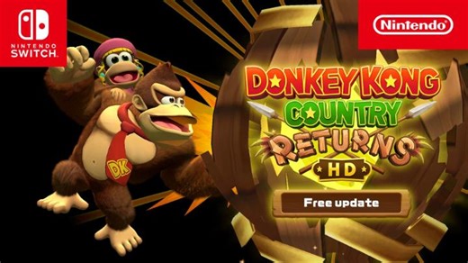 Swing into action as Dixie Kong in the free update rolling into Donkey Kong Country Returns HD! Plus, race through high-speed versions of each level in Turbo Attack, with additional enhancements for players on Nintendo Switch 2. Check it out 👇 | Nintendo Switch