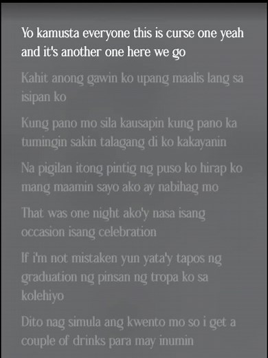 Nabihag Mo - Curse One: Song Lyrics and Meaning