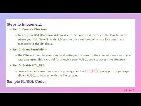 How to Upload a Flat File Without Using SQL*Loader or External Tables in Oracle Database