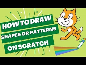 How to draw Shapes and Patterns | Use of pen block | Pen block in scratch | How to use pen block