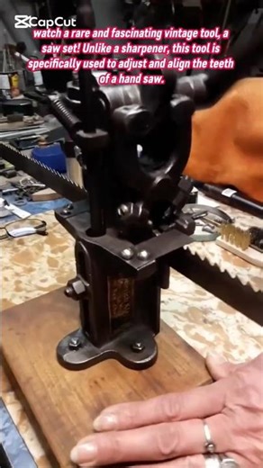 Vintage Saw Set Tool: Aligning Teeth for a Perfect Cut! #tools #technology #howto #how #woodworking