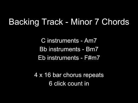 Am7 Chord Backing Track for C instruments