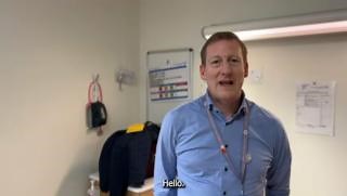 Consultant in infectious disease James Dunbar is spreading the word about what you must do if you suffer from diarrhoea and vomiting. | James Cook NHS Hospital