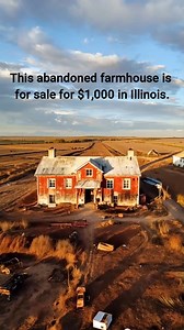 1.4M views · 10K reactions | This abandoned farmhouse is for sale for $1,000 in Illinois. | Abandoned Places Story | Facebook