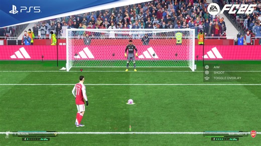 Arsenal Vs Liverpool | Penalty Shootout | Premier League 2026 | PS5 [4K60] #Arsenal #Liverpool #penaltyshootout #PremierLeague #fc26 | Bumba Gaming
