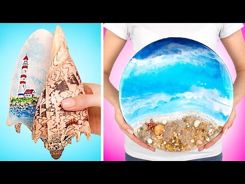 Awesome DIY Sea Themed Crafts || Easy Gift Ideas!
