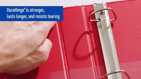 Avery Heavy Duty View Binder, 4", White, Slant Ring, One-Touch, 760 Sheet Capacity, 1 Binder