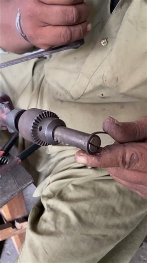 Turning a taper wire into spring #diy #shorts