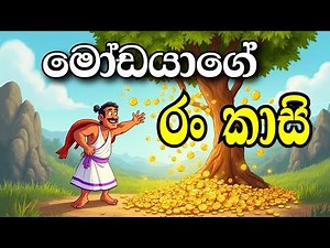 මෝඩයාගේ රං කාසි - Sinhala cartoon | sinhala lama kathandara #sinhalacartoon #lamakathandara