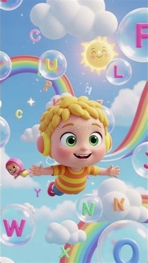 ABC Bubble Pop! 🎵 Learn Letters Fast! 🫧✨|KidsSongCorner999