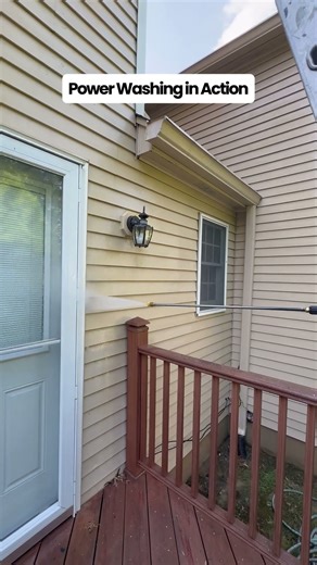Power Washing in Action: Watch This Transformation Begin!