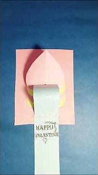 💛 Easy Pull Tab Heart Card | DIY Surprise Valentine Card