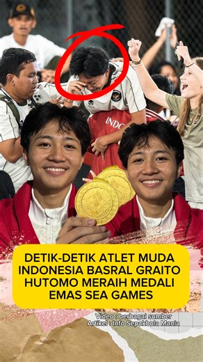 Basral Graito Hutomo won a gold medal at the SEA Games from skateboarding 👏👏👏👏 #basralgraitohutomo