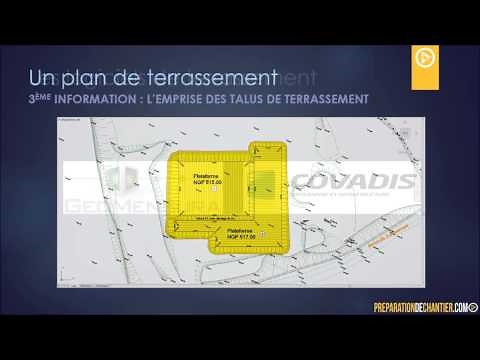 Dessiner un plan de terrassement avec Covadis