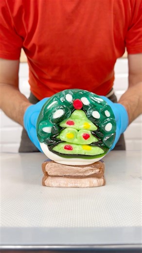 Check Out Our TINY Christmas Tree in a Candy Orb with HARD Candy Now! #funny #DIY