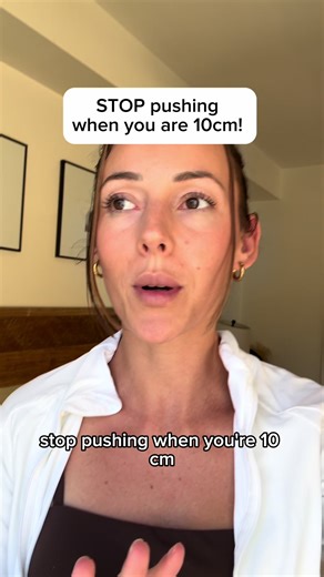 If you don’t want to be pushing longer than you need to, make sure baby is ALSO low enough. Dilation isn’t the only thing 👏🏼 Follow for more ❤️ #birtheducation #pregnanttiktok #birth