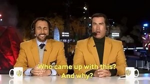 2.7K views · 74 reactions | East coast, who’s watching Holey Moley right now?? @holeymoleyabc | Rob Riggle | Facebook