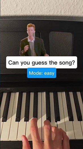 Never Gonna Give You Up 🎤🎹 (Easy!)