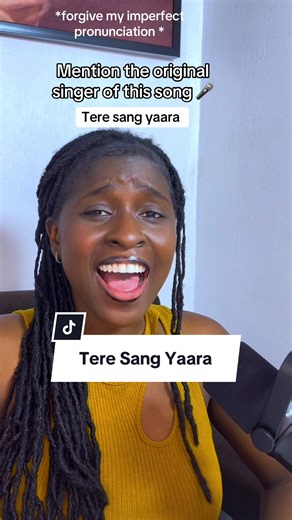 Tere Sang Yaara Playback Singer